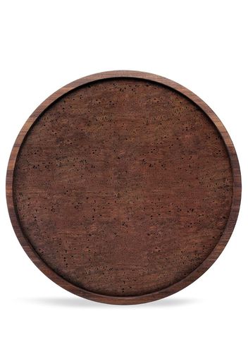 City medium walnut serving tray