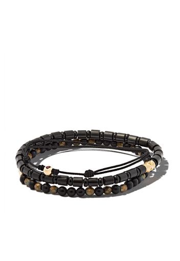 Luis Morais LUIS 14K YG BLK MIX STAR BLK CORD RUBY B - Gold