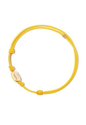 LUIS MORAIS 14kt yellow gold Good Vibes bracelet