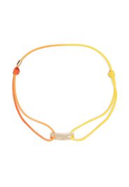 LUIS MORAIS 14kt yellow gold cord bracelet - Orange