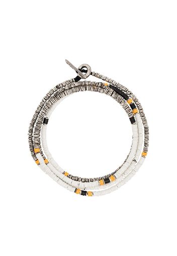 M. Cohen sterling silver Disc beaded bracelet