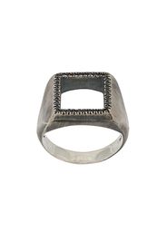 M. Cohen open square ring - Silver