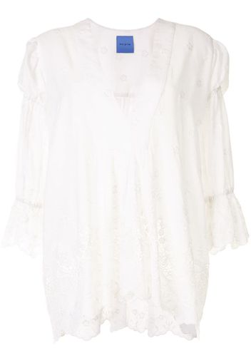 Elderflower embroidered tunic