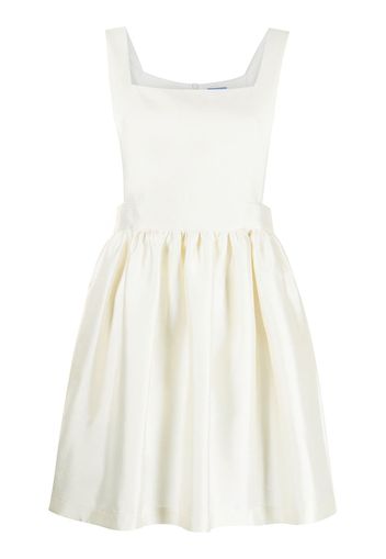 Macgraw sleeveless flared minidress - White