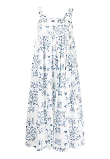 Macgraw Florence porcelain print dress - White