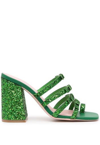 Macgraw Dorothy glitter-detail sandals - Green