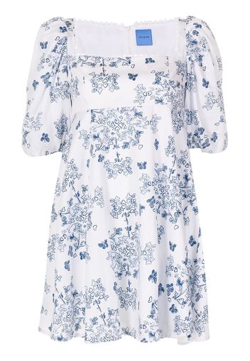 Macgraw Vienna porcelain print dress - Blue