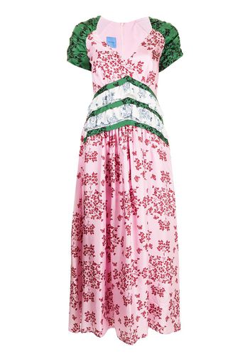 Macgraw Tilda silk maxi dress - Pink