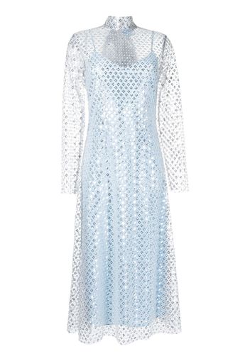 Macgraw Perception sequin-embellished long dress - Silver