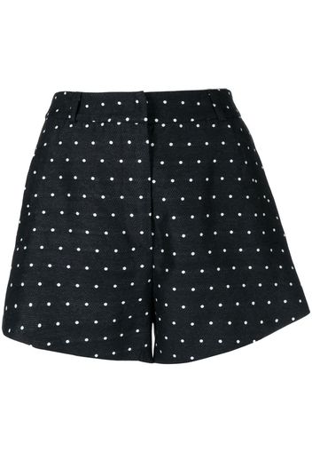 Macgraw Poppy polka-dot mini shorts - Black