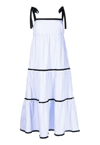 Macgraw Lulu tiered midi dress - Blue