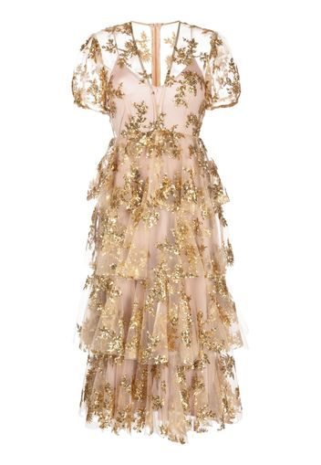 Macgraw Parody sequin-embellished midi dress - Gold