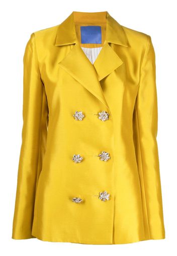 Macgraw Circa 72 long-sleeved double-breasted blazer - Gold