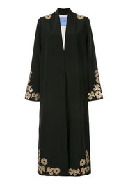 Macgraw Whiskey embellished robe coat - Black