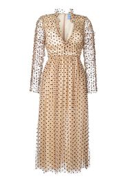 Macgraw Reminisce polka-dot tulle midi dress - Pink