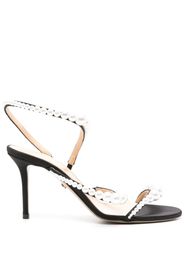 MACH & MACH 80mm faux-pearl sandals - Black