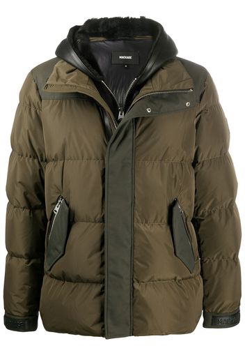 hooded padded jacket