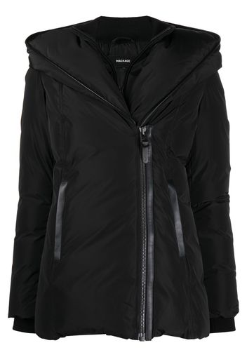 fitted puffer jacket