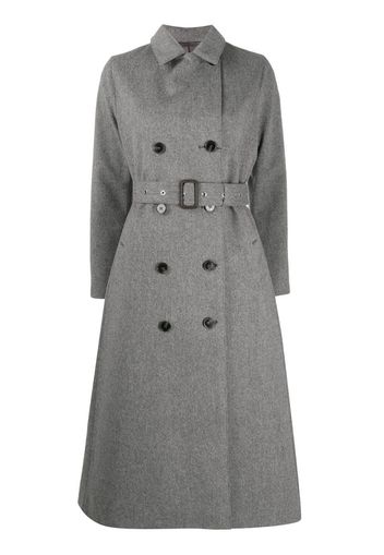 double-breasted wool coat