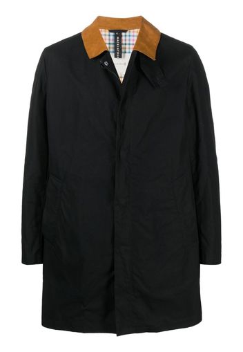 Mackintosh NORFOLK Black Waxed Cotton Coat