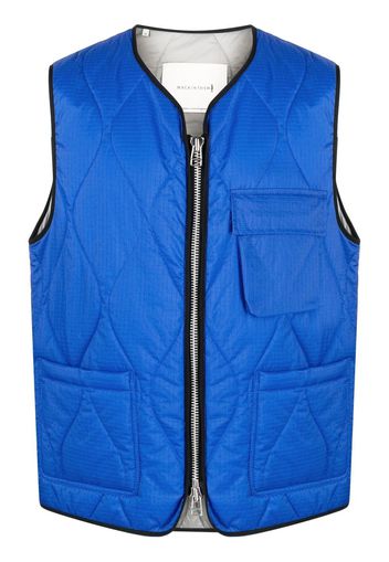 Mackintosh GENERAL Blue Nylon Gilet