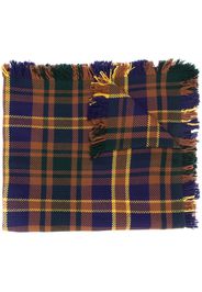 fringed tartan scarf