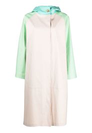 Mackintosh colour-block hooded coat - Neutrals