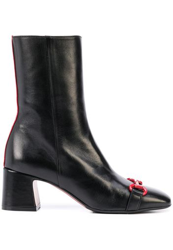 Madison.Maison horsebit leather boots - Black