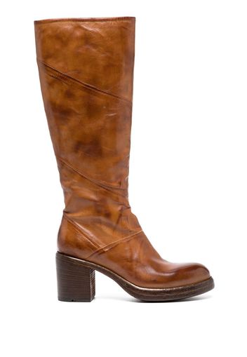 Madison.Maison knee-length mid-heel boots - Brown