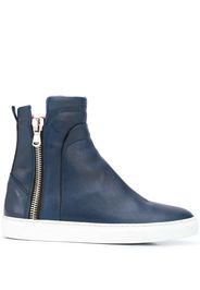 high-top fur sneaker