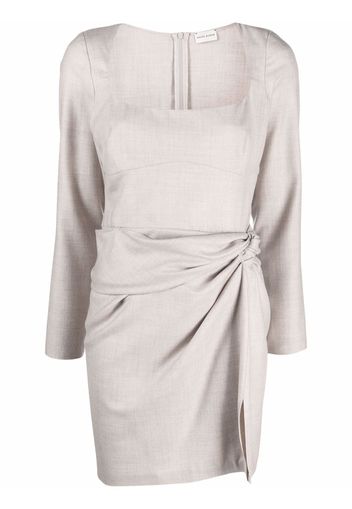 Magda Butrym knot detail scoop-neck dress - Neutrals