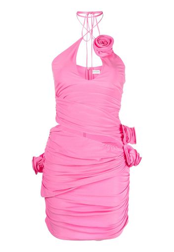 Magda Butrym cut-out halterneck minidress - Pink