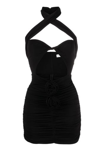 Magda Butrym cut-out twisted minidress - Black