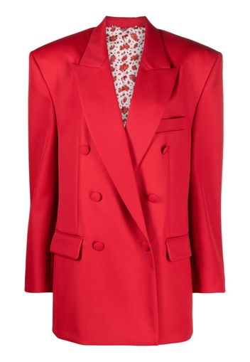 Magda Butrym double-breasted wool blazer - Red