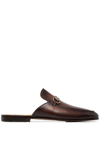 Magnanni horsebit-buckle slip-on loafers - Brown