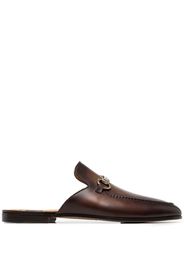 Magnanni horsebit-buckle slip-on loafers - Brown