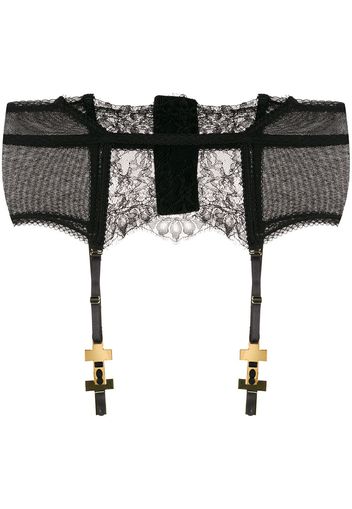 Maison Close Inspiration Divine suspenders - Black