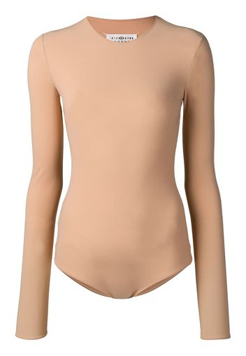 Maison Margiela long sleeved bodysuit - Brown