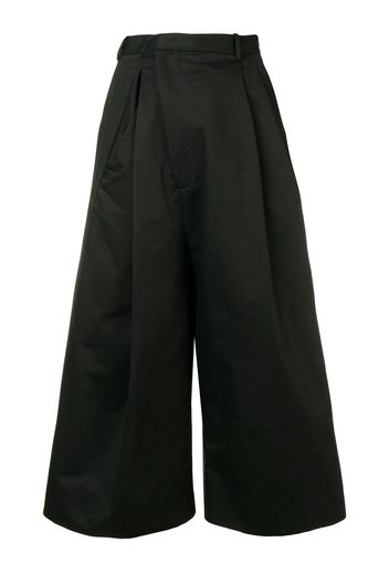 Maison Margiela satin culottes - Black