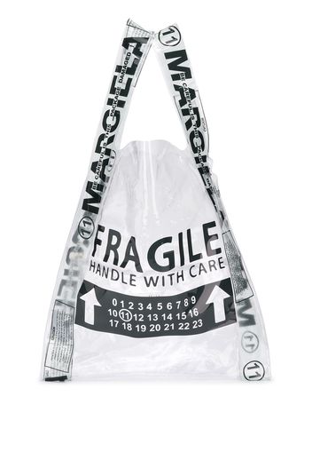 Maison Margiela 'Fragile' shopper tote - Black