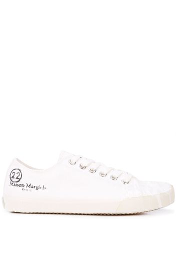 Maison Margiela Tabi paint sneakers - White