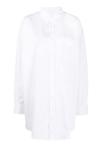 oversized button-up shirt