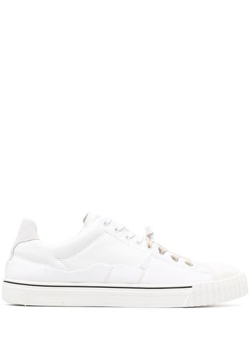 panelled low-top sneakers