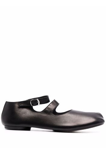 Maison Margiela Tabi ankle-strap ballerina shoes - Black