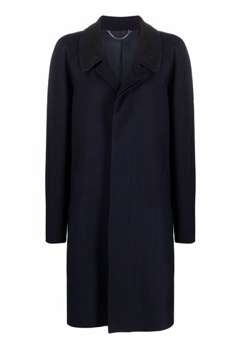 Maison Margiela single-breasted mid-length coat - Blue