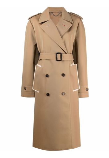 Maison Margiela double-breasted trench coat - Neutrals