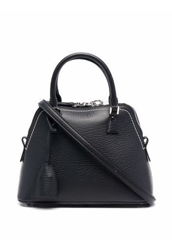 Maison Margiela medium leather tote bag - Black