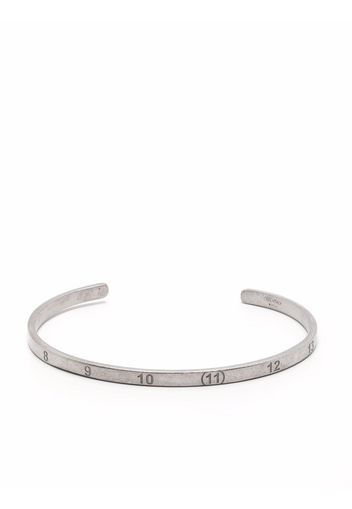 Maison Margiela Numbers cuff bracelet - Silver