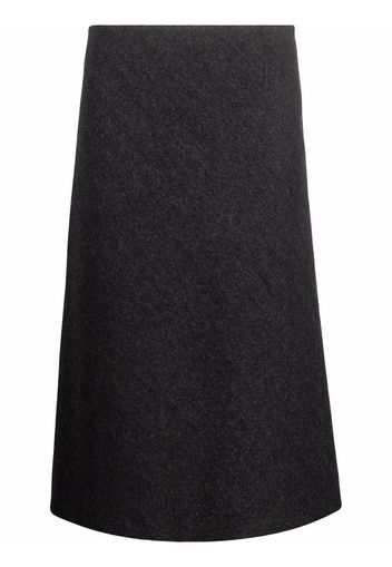 Maison Margiela wool midi skirt - Grey