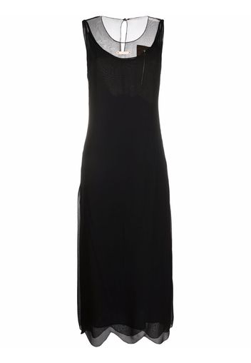 Maison Margiela four-stitch shift dress - Black